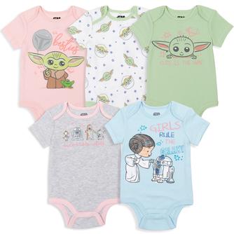 Star Wars Mandalorian Baby Yoda Newborn Baby Boys 3 Piece Outfit